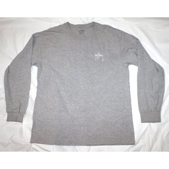 Guy Harvey Original Mens Long Sleeve Graphic Shirt - Picture 3 of 5